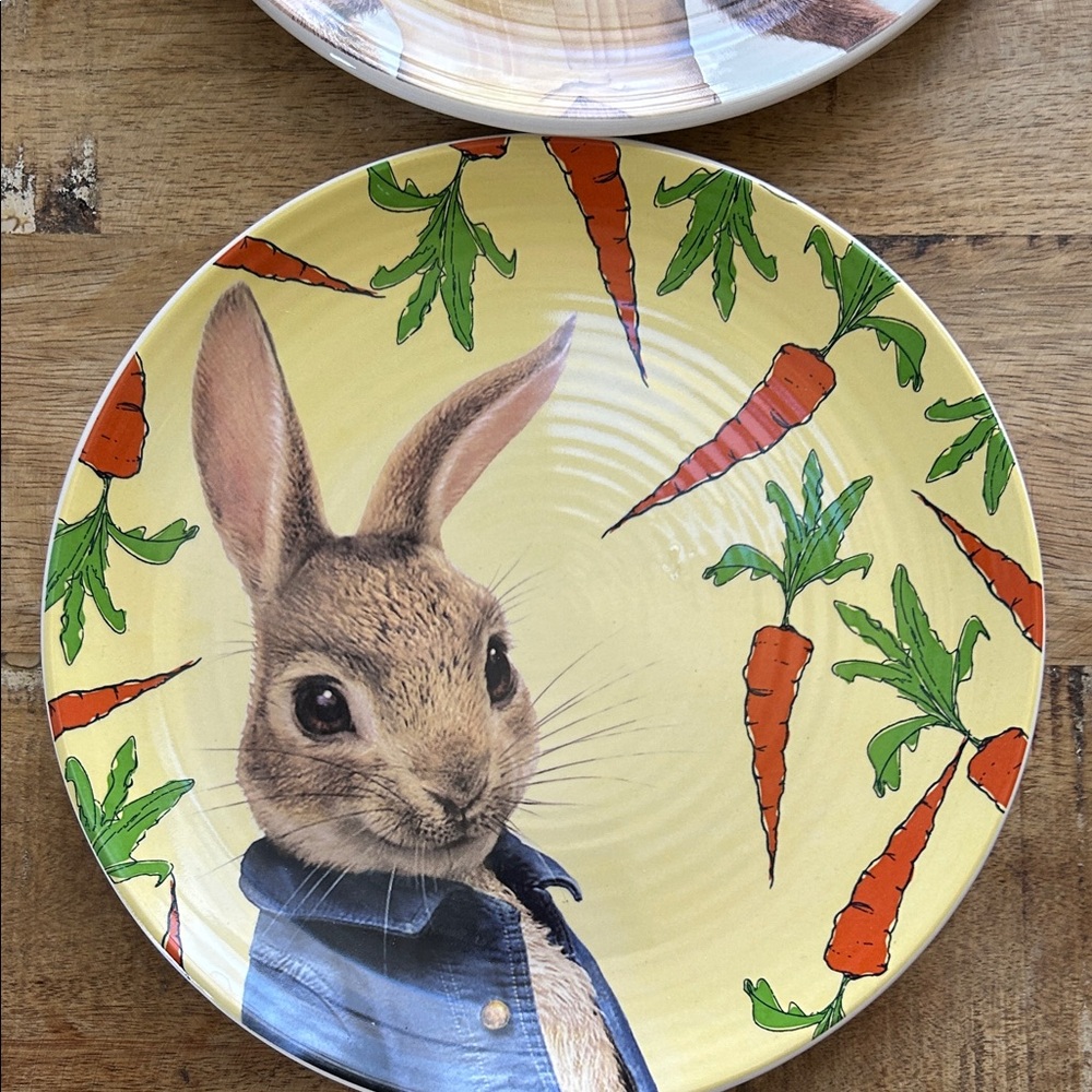World Market Ceramic Plate with Black Logo Accent - Picture 7 of 10